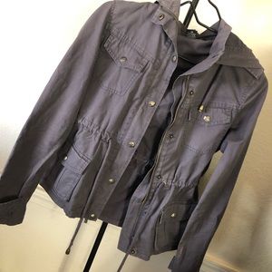 Purple utility jacket